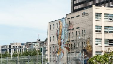 Mural near Old Montréal